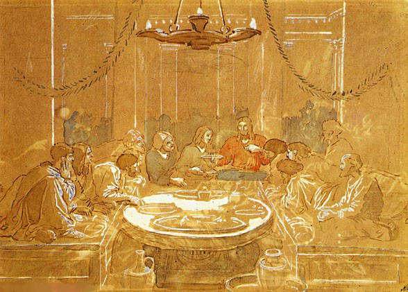 Иванов. Тайная вечеря. 1850